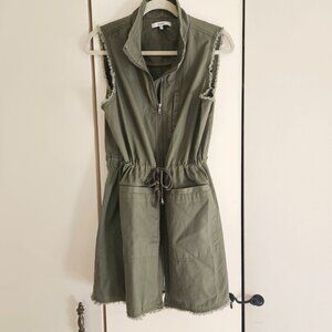 RO & DE Khaki Green Long Vest - Size M